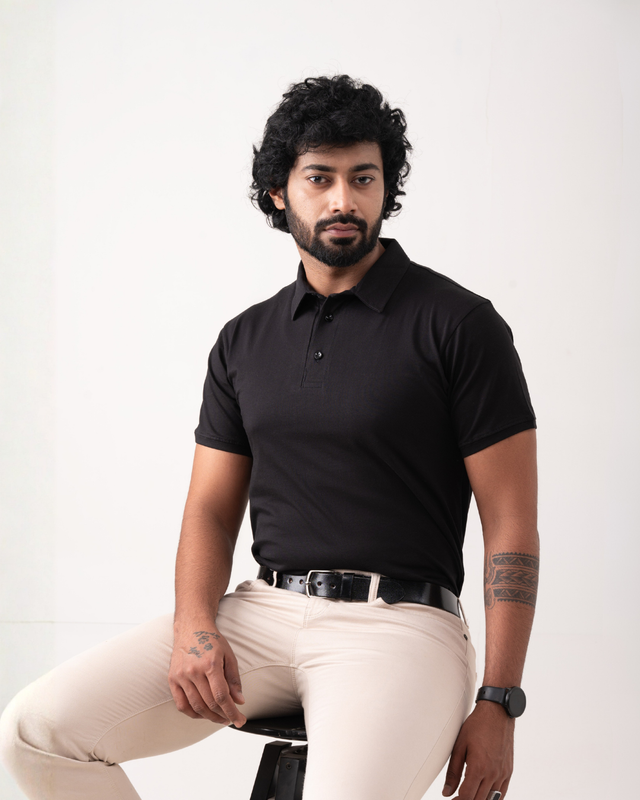 Soft Touch Men's Polo (Gold Finish & 4-way Stretch)