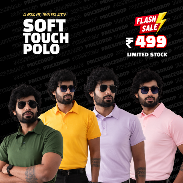 Soft Touch Polo | Gold Finish